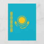 vlag van Kazachstan Briefkaart (Voorkant)
