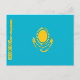 Vlag van Kazachstan Briefkaart