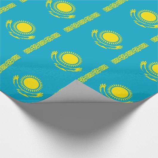 Vlag van Kazachstan Cadeaupapier (Hoek)