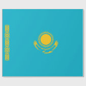 Vlag van Kazachstan Cadeaupapier (Vlak)
