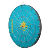 Vlag van Kazachstan Dartbord (Voorkant Rechts)