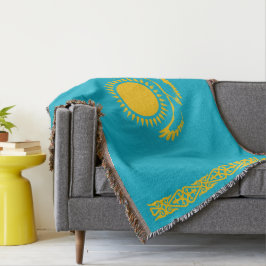 vlag van Kazachstan Deken