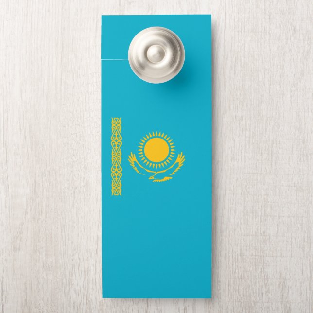 vlag van Kazachstan Deurhanger (Op knop)