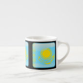 Vlag van Kazachstan Espresso Kop (Rechts)