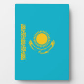 vlag van Kazachstan Fotoplaat (voorkant)