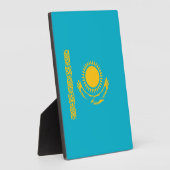 vlag van Kazachstan Fotoplaat (Zijkant)