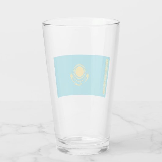 Vlag van Kazachstan Glas (Achterkant)
