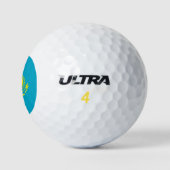 Vlag van Kazachstan Golfballen (Logo)