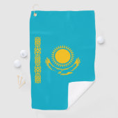 vlag van Kazachstan Golfhanddoek (Insitu)