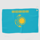 vlag van Kazachstan Golfhanddoek (Horizontaal)