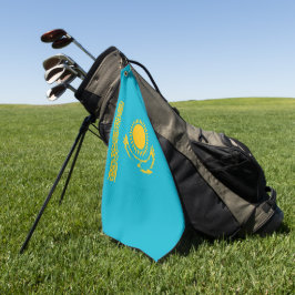 vlag van Kazachstan Golfhanddoek