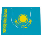 Vlag van Kazachstan Groot Cadeauzakje (Voorkant)