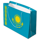 Vlag van Kazachstan Groot Cadeauzakje (Achterkant Gekanteld)
