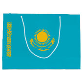 vlag van Kazachstan Groot Cadeauzakje (Achterkant)