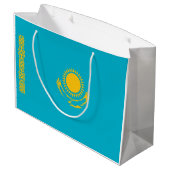 Vlag van Kazachstan Groot Cadeauzakje (Achterkant Gekanteld)