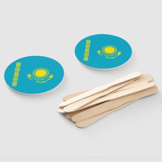 Vlag van Kazachstan Handwaaier (Niet-gemonteerd)