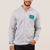 Vlag van Kazachstan Hoodie (Voorkant)