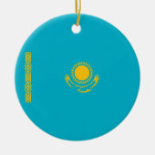 Vlag van Kazachstan Keramisch Ornament (Voorkant)