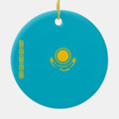 Vlag van Kazachstan Keramisch Ornament (Achterkant)