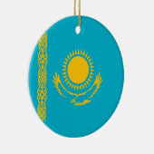 vlag van Kazachstan Keramisch Ornament (Rechts)