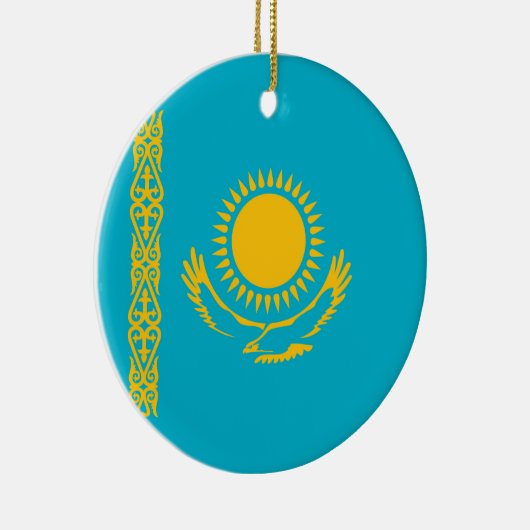 vlag van Kazachstan Keramisch Ornament (Rechts)
