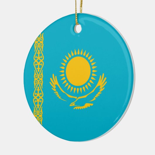 vlag van Kazachstan Keramisch Ornament (Links)