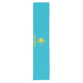 vlag van Kazachstan Korte Tafelloper (Voorkant)