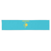 vlag van Kazachstan Korte Tafelloper (Horizontaal)