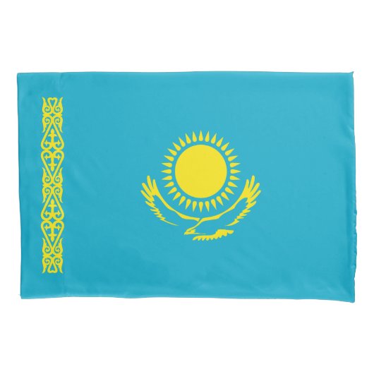 Vlag van Kazachstan Kussensloop (Voorkant)