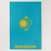 Vlag van Kazachstan Legpuzzel (Verticaal)