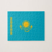 vlag van Kazachstan Legpuzzel (Horizontaal)