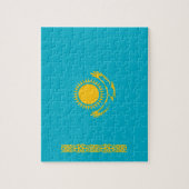 vlag van Kazachstan Legpuzzel (Verticaal)