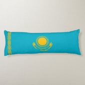 vlag van Kazachstan Lichaamskussen (Achterkant)