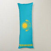 vlag van Kazachstan Lichaamskussen (Achterkant (Verticaal))