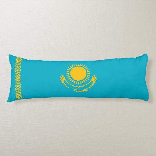 vlag van Kazachstan Lichaamskussen (Voorkant)