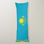Vlag van Kazachstan Lichaamskussen (Achterkant (Verticaal))