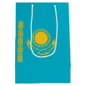 vlag van Kazachstan Medium Cadeauzakje (Achterkant)