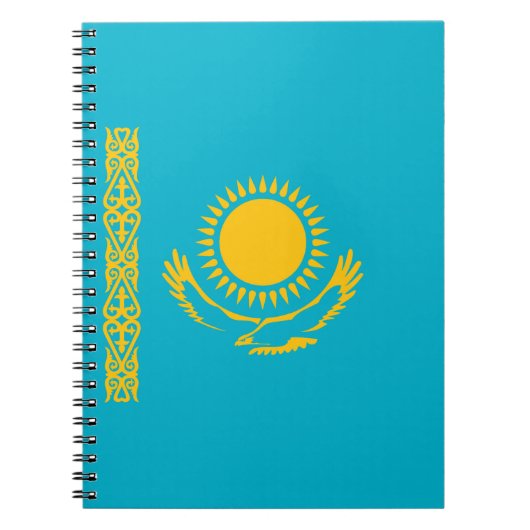 vlag van Kazachstan Notitieboek (Voorkant)