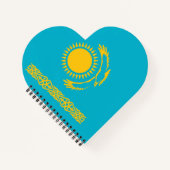 vlag van Kazachstan Notitieboek (Voorkant)