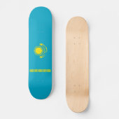 Vlag van Kazachstan Persoonlijk Skateboard (Voorkant)