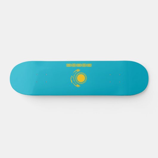 vlag van Kazachstan Persoonlijk Skateboard (Horizontaal)