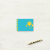 Vlag van Kazachstan Post-it® notes (Op bureau)