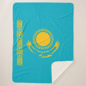 vlag van Kazachstan Sherpa Deken (Voorkant)