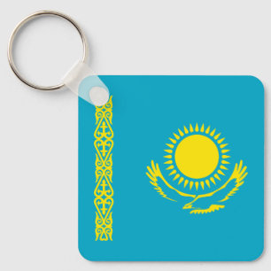 Vlag van Kazachstan Sleutelhanger