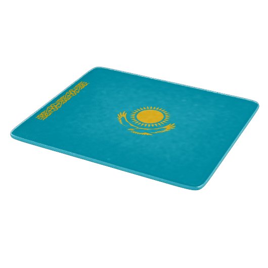 Vlag van Kazachstan Snijplank (Hoek)