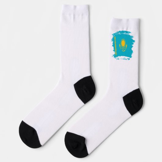 vlag van Kazachstan Sokken (Links)
