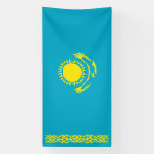 Vlag van Kazachstan Spandoek (Verticaal)