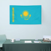 vlag van Kazachstan Spandoek (Beurs)