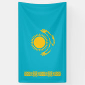 vlag van Kazachstan Spandoek (Verticaal)