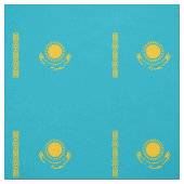 vlag van Kazachstan Stof (Swatch)